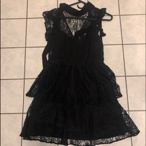 BCBGeneration lace black dress.